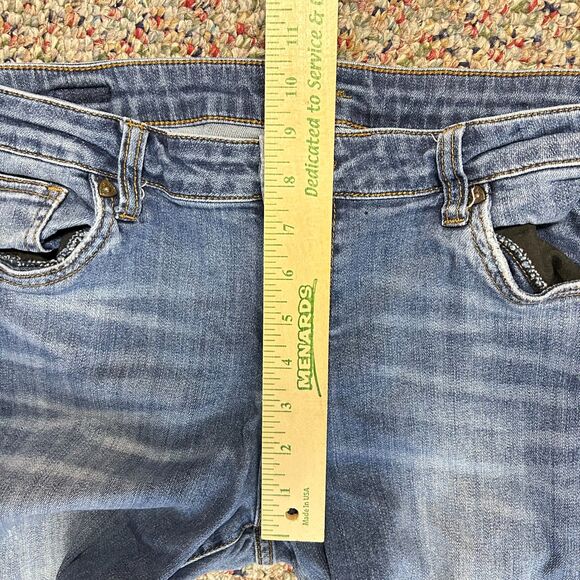 Kut From The Kloth Blue Medium Wash Mid-Rise Straight Leg Jeans Size 12 - Picture 12 of 14